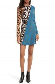 Diane von Furstenberg Bias Fitted Print Dress at Nordstrom