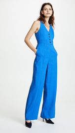 Diane von Furstenberg Button Up Jumpsuit at Shopbop