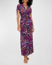 Diane von Furstenberg Charlotte Reversible Maxi Dress at Neiman Marcus