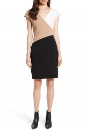 Diane von Furstenberg Colorblock Sheath Dress at Nordstrom