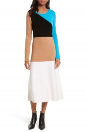 Diane von Furstenberg Crewneck Flare Knit Dress at Nordstrom