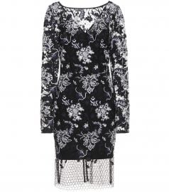 Diane von Furstenberg Embroidered lace dress at Mytheresa