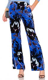 Diane von Furstenberg Erica Floral Pant in Phoenix Floral Hydrangea from Revolve com at Revolve