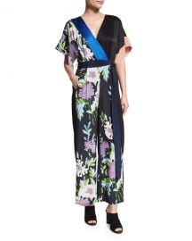 Diane von Furstenberg Floral Jumpsuit at Neiman Marcus