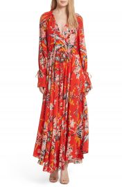 Diane von Furstenberg Floral Silk Maxi Dress at Nordstrom