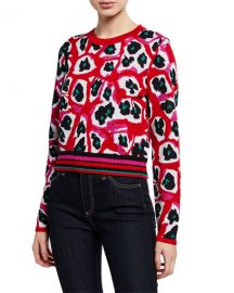 Diane von Furstenberg Harrison Crewneck Wool Pullover Sweater at Neiman Marcus