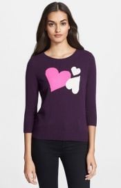 Diane von Furstenberg Heart Intarsia Cashmere Sweater at Nordstrom