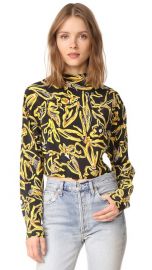 Diane von Furstenberg High Neck Blouse at Shopbop