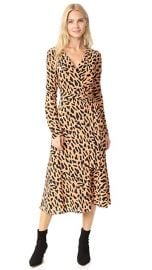 Diane von Furstenberg L   S Woven Wrap Dress at Shopbop