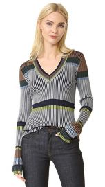 Diane von Furstenberg Long Sleeve V Neck Sweater at Shopbop