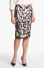 Diane von Furstenberg Mae Mikado Pencil Skirt at Nordstrom