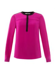 Diane von Furstenberg Maisy Silk Blouse at Matches