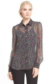 Diane von Furstenberg Mariah Print Blouse at Nordstrom