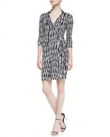 Diane von Furstenberg New Jeanne Two Wrap Dress at Neiman Marcus