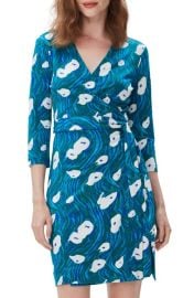 Diane von Furstenberg New Julian Two Abastract Print Silk Wrap Dress at Nordstrom