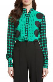 Diane von Furstenberg Print Silk Blouse at Nordstrom