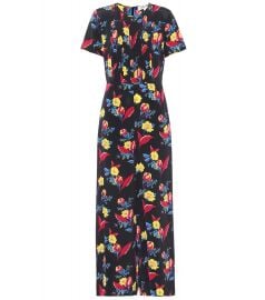 Diane von Furstenberg Printed silk jumpsuit at Mytheresa