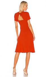 Diane von Furstenberg Rose Dress in Spicy Orange from Revolve com at Revolve