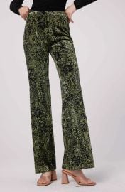 Diane von Furstenberg Ruthette Paisley Velvet Pants at Nordstrom