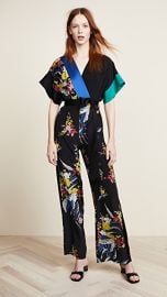 Diane von Furstenberg Short Sleeve Jumpsuit at Shopbop