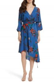 Diane von Furstenberg Silk Asymmetrical Wrap Dress at Nordstrom