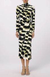 Diane von Furstenberg Sonja Print Long Sleeve Midi Dress at Nordstrom