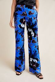 Diane von Furstenberg Velvet Erica Trousers at Anthropologie