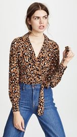 Diane von Furstenberg Wrap Blouse at Shopbop