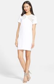 Diane von Furstenberg and39Ceciliaand39 Ladder Stitch Shift Dress at Nordstrom