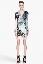 Diane von Furstenberg dress on HIMYM at Ssense