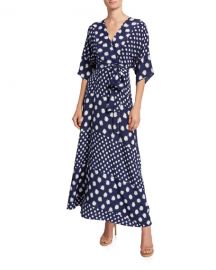 Diane von FurstenbergEloise Floral-Print Asymmetrical Wrap Dress at Neiman Marcus