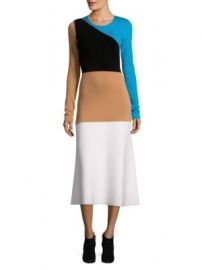 Diane von furstenberg colorblock midi dress at Saks Off 5th