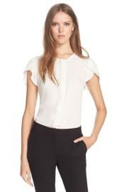 Diane vonFurstenbergToni Petal Sleeve SilkTop at Nordstrom