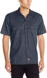 Dickies Men s Short-Sleeve Flex Twill Work Shirt at Amazon