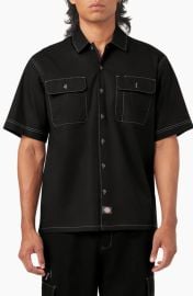 Dickies Riverbend Short Sleeve Button-Up Work Shirt at Nordstrom