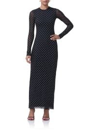 Didi Long Sleeve Mesh Maxi Dress at Nordstrom