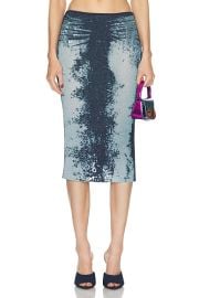 Diesel Begonia Skirt in Peacoat Blue FWRD at FWRD