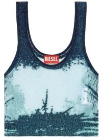 Diesel Deidrina lurex tank top at Farfetch