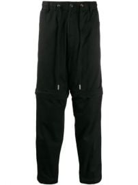 Diesel Drawstring Waist Trousers - Farfetch at Farfetch