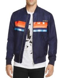 Diesel J-Slater Striped Bomber Jacket at Bloomingdales