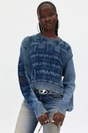 Diesel M-Rotta Destroyed Knit Sweater at Urban Outfitters