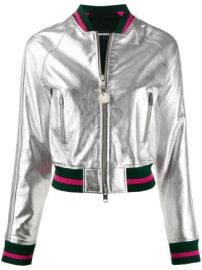 Diesel Metallic Bomber Jacket - Farfetch at Farfetch