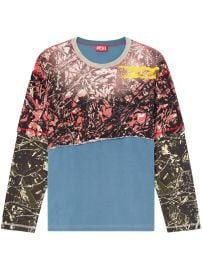 Diesel T-Besh-Camou t-shirt Blue at Farfetch