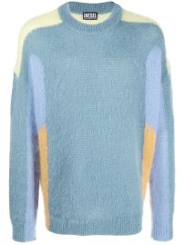 Diesel colour-block Knit Jumper - at Farfetch