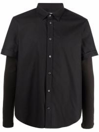 Diesel layered-sleeve Marley Cotton Shirt - at Farfetch