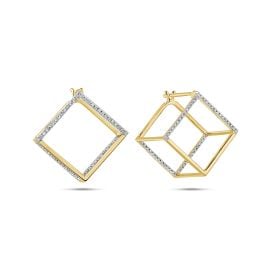 Dilamani Jewelry  Diamond Box Earring at Dilamani