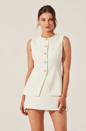 Dilone Vest Mini Dress ASTR the Label at ASTR The Label