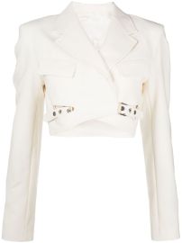 Dion Lee Interlock Cropped Blazer - at Farfetch