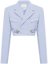 Dion Lee Interlock Cropped single-breasted Blazer - at Farfetch