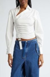 Dion Lee Safety Slider Gathered Shirt at Nordstrom